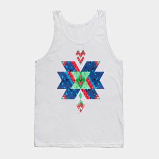 Bohemian Kilim Cross Tank Top